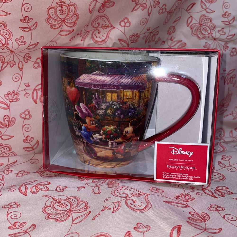 New in Box Thomas Kinkade Disney Mug